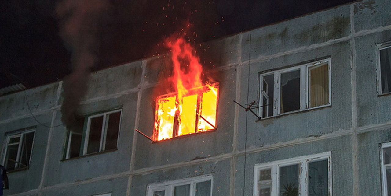 Пожар по причине неисправной электропроводки